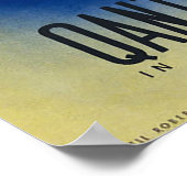 Qantas Empire Airways Poster (Ecke)