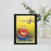 Qantas Empire Airways Postkarte (Stehend Vorderseite)