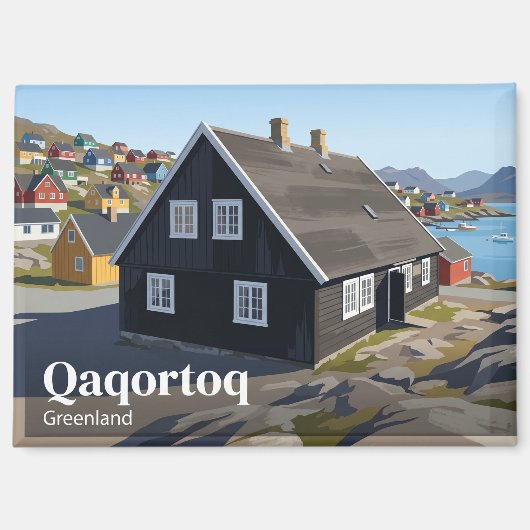 Qaqortoq Museum Grönland Magnet (Vorderseite)