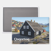 Qaqortoq Museum Grönland Magnet (Vorderseite/Rückseite)