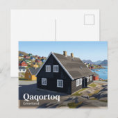 Qaqortoq Museum Grönland Postkarte (Vorne/Hinten)