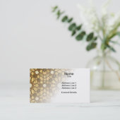 Qarawiyin Moschee Geometrisches Muster 1 Holz Visitenkarte (Stehend Vorderseite)