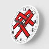 QARNNS Clock Runde Wanduhr (Winkel)