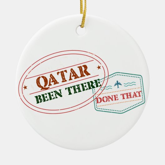 Qatar dort getan dem keramik ornament (Vorne)