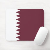 Qatar Flag Mousepad (Mit Mouse)
