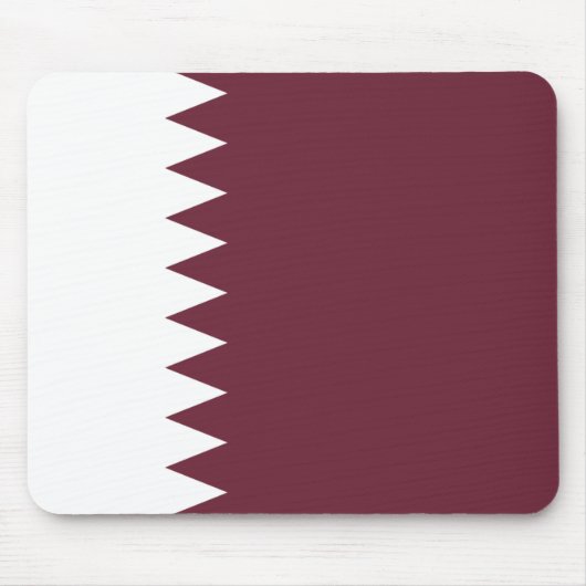 Qatar Flag Mousepad (Vorne)