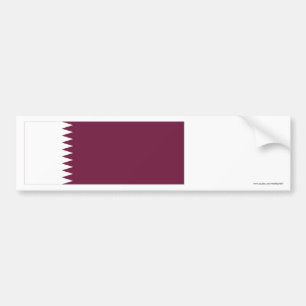 Qatar-Flagge Autoaufkleber