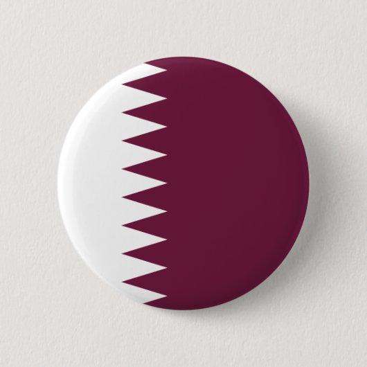 Qatar-Flaggen-Knopf Button (Vorderseite)