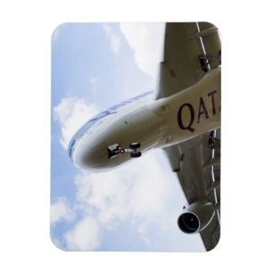 Qatar-Fluglinien Airbus A380 Magnet