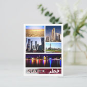 Qatar - Mosaic - Postkarte (Stehend Vorderseite)