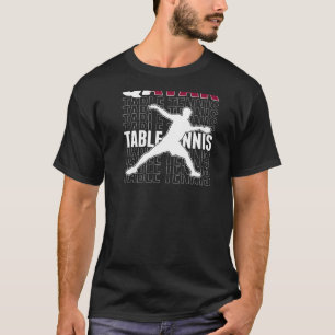 Qatar Ping Pong Proud Qatari Tischtennis Unterstüt T-Shirt