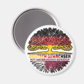 Qatar Qatarisch Deutsch Germany Baum Root Magnet (Vorderseite/Rückseite)