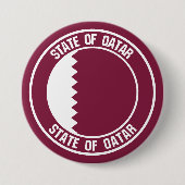 Qatar Round Emblem Button (Vorderseite)