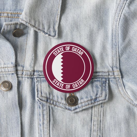 Qatar Round Emblem Button (Beispiel)