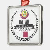 Qatar Silbernes Ornament (Links)