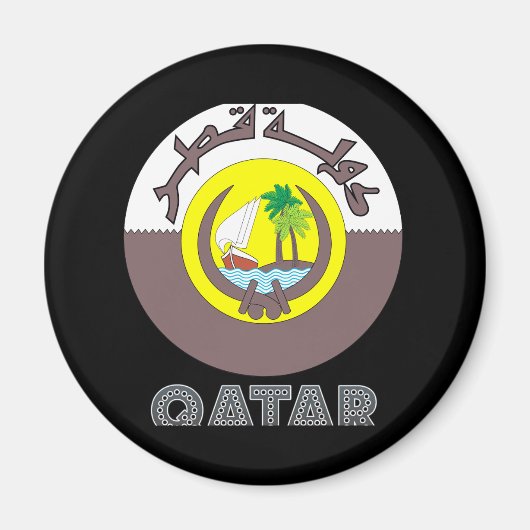Qatari Emblem Magnet (Vorne)