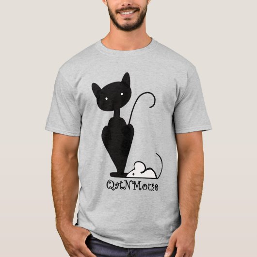 QatNMouse-Logo-Shirt T-Shirt (Vorderseite)