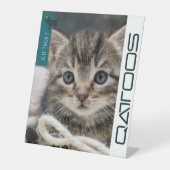 QATTOOS-PEDESTALES SIGN SOCKELSCHILD (Vorderseite)