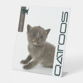 QATTOOS-PEDESTALES SIGN SOCKELSCHILD (Vorderseite)