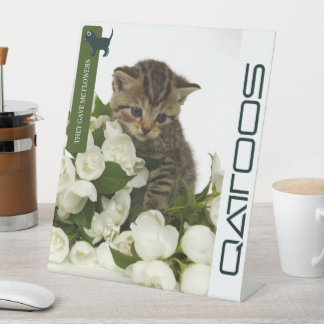 QATTOOS-PEDESTALES SIGN SOCKELSCHILD