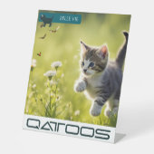 QATTOOS-PEDESTALES SIGN SOCKELSCHILD (Vorderseite)