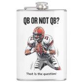 QB oder nicht QB? Flachmann (Vorderseite)