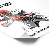QB oder nicht QB? Fotodruck (Ecke)