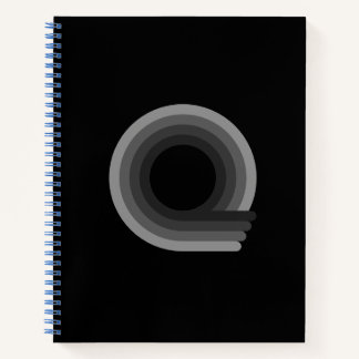 QBD Logo Hardcover Grafik Notebook Notizblock