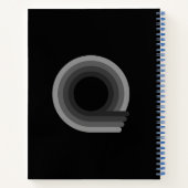 QBD Logo Hardcover Grafik Notebook Notizblock (Rückseite)