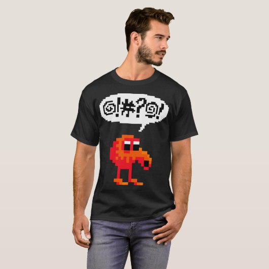 Qbert Cursing After Failure. T-Shirt (Vorne ganz)