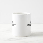 QC ANGENOMMEN KAFFEETASSE (Mittel)