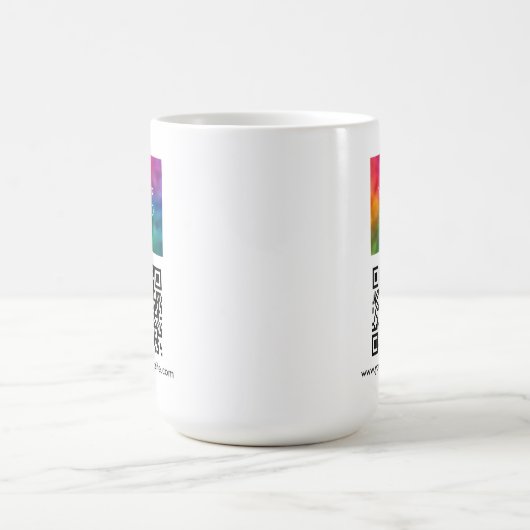 QC-Code Prüfung Website White Kaffeetasse (Mittel)