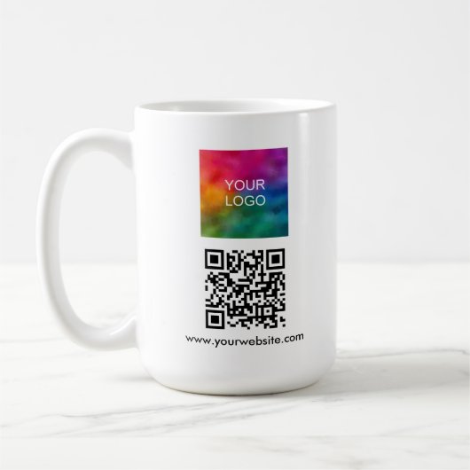 QC-Code Prüfung Website White Kaffeetasse (Links)