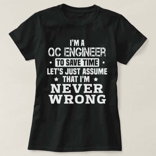 QC-Ingenieur T-Shirt (Design vorne)