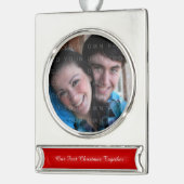 QC-Vorlage für Bannerornamente Banner-Ornament Silber (Links)