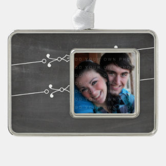 QC-Vorlage für gerahmte Ornamente Rahmen-Ornament Silber