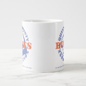 QCBA "Only I Can Side It" Jumbo-Tasse + Doppellogo (Vorderseite)