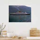 QE2 Broadside Poster (Küche)