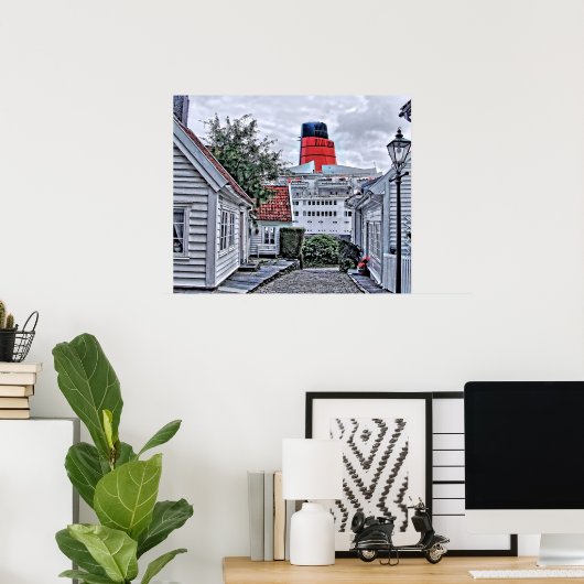 QE2 in Stavanger Poster (Heimbüro)