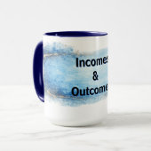 QEC Einkommen & Ergebnisse Tasse (Vorderseite Links)