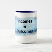 QEC Incomes & Outcomes Mug Tasse (Zentrum)