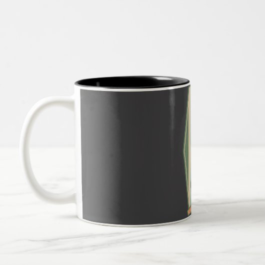 Q'enco � Cusco, Peru Zweifarbige Tasse (Links)