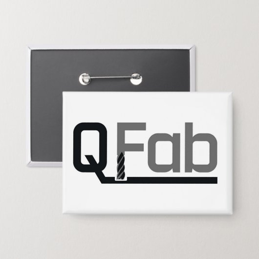 Qfab Magnet Button (Vorderseite/Rückseite)