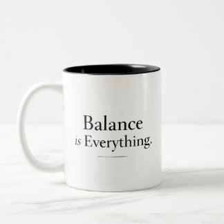 Qi-Ausgleich-Tasse Minimalistische Akupunktur-Tass Zweifarbige Tasse