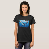 QI Blauwal-Shirt T-Shirt (Vorne ganz)