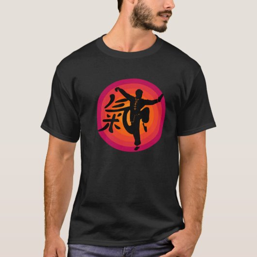 Qi Gong Kleidung für Tai Chi Übungen mit Chigon T-Shirt (Vorderseite)