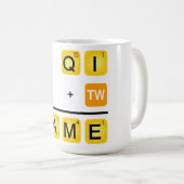 QI ist LAHM! Kaffeetasse (VorderseiteRechts)