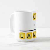 QI ist LAHM! Kaffeetasse (Vorderseite Links)