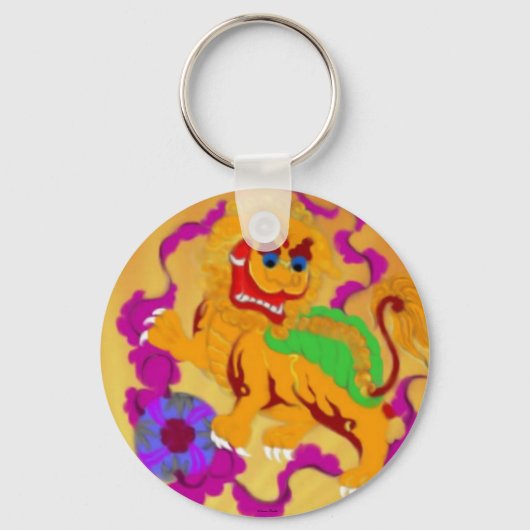 Qi Lin Schlüsselanhänger (Vorderseite)