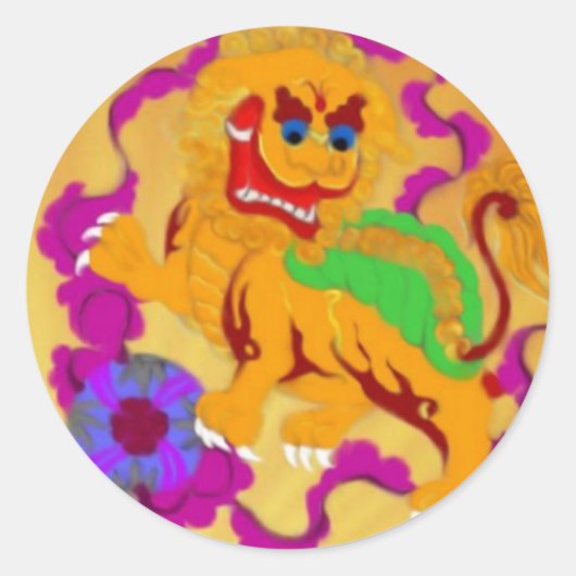 Qi Lin Sticker (Vorderseite)